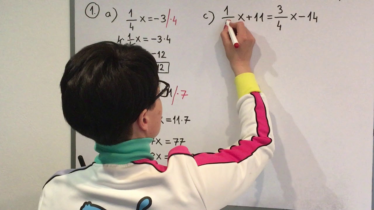 Rješavanje linearnih jednadžbi s razlomcima