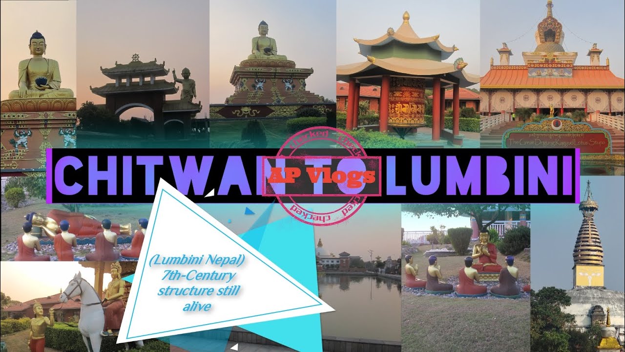 Chitwan to Lumbini-AP vlogs.7th-Century structure Lumbini. Buddha birth place lumbini nepal