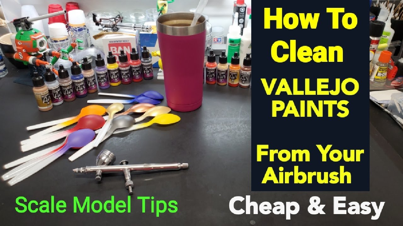 Vallejo - Airbrush Cleaning Pot - plastic scale model kit in scale