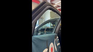 Client wanted more privacy and heat rejection, so today we tinted the door window! #shorts