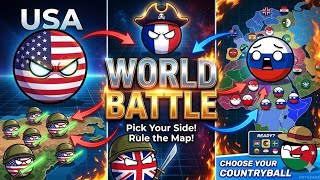 Country Balls: World War Part 4 | Ultimate Army Strategy Gameplay screenshot 3