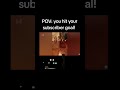 POV: You hit your subscriber goal! #viral #funny #youtubeshorts #livestream #streamer