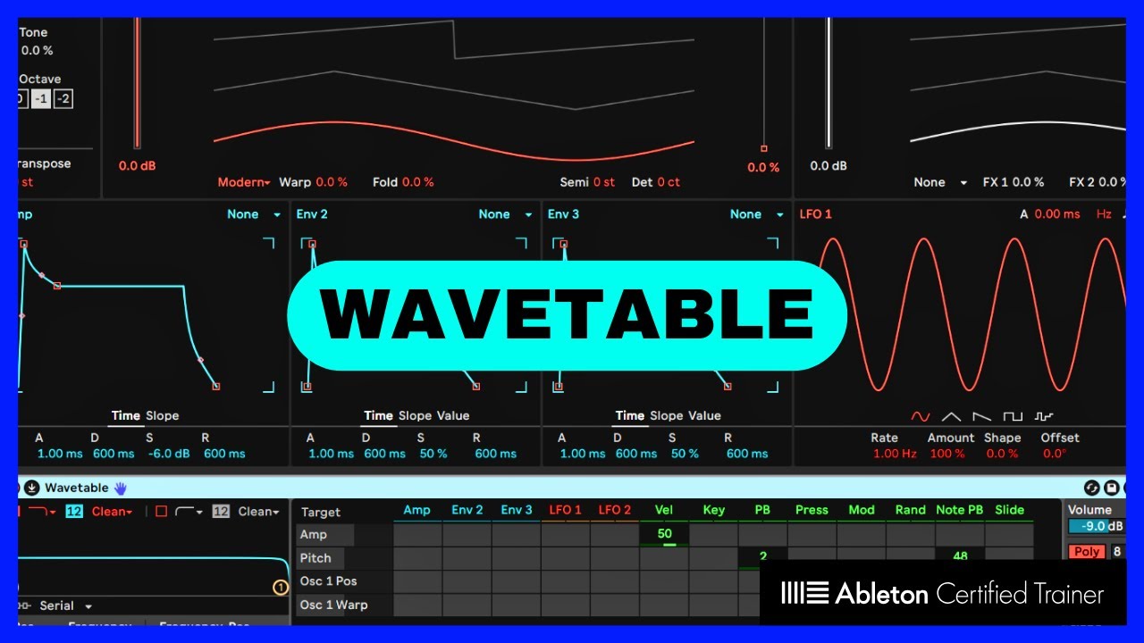 L'instrument Wavetable de Live 12