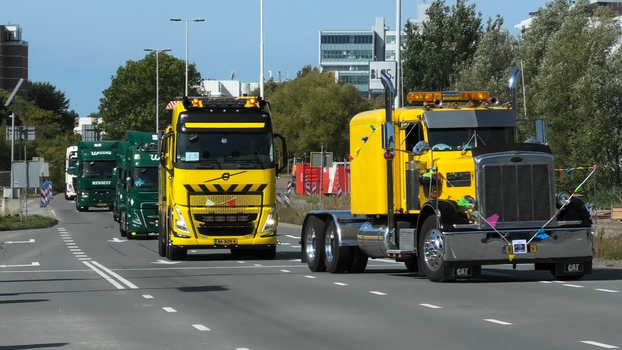 [Toetertoer 2025] Грузовик проезжает по Лейдену!