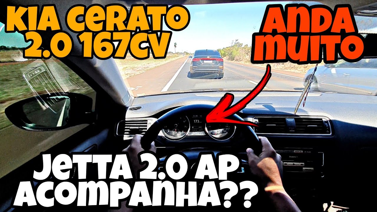 JETTA PASSOU MAL COM O KIA CERATO/🚀🔥KIA CERATO 2.0 VS VW JETTA 2.0