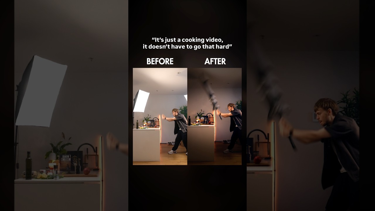 “It’s just a cooking video, it doesn’t have to go that hard”