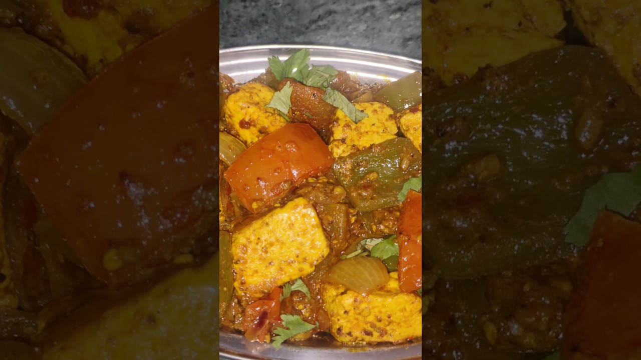 "How to Make Dhaba-Style Kadai Paneer | Easy & Flavorful #fo