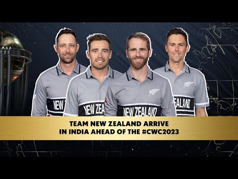 CWC 2023 | Team New Zealand Lands In India for the WC