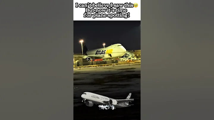 Plane spotting the Boeing 747!🥹✈️👑 #minneapolis #airport #aviation #planespotting #boeing747￼