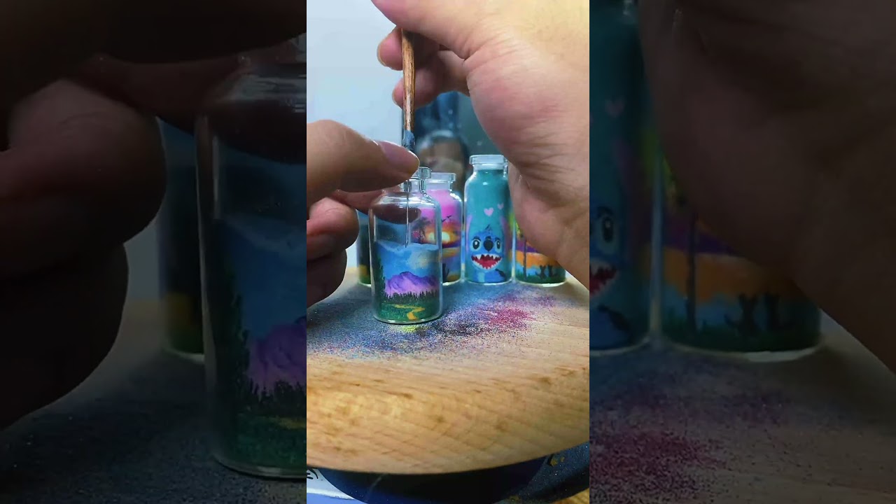 Custom Sand Art Memory Bottle