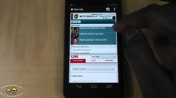 Chrome Browser Beta Hands-on Android 4.0 ICS
