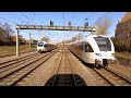 Empty platforms due to Corona: Zwolle - Groningen CABVIEW HOLLAND SNG 25mrt 2020