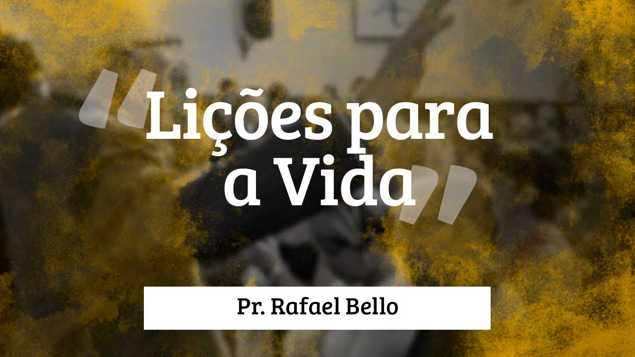 Pastor Rafael Bello - Lições para a Vida deus şapka