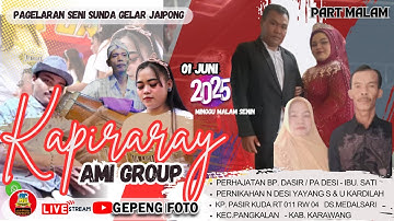 🛑LIVE MALAM JAIPONG KAPIRARAY AMI GROUP Il PERHAJATAN BP. DASIR - IBU SATI  II MEDALSARI - KARAWANG