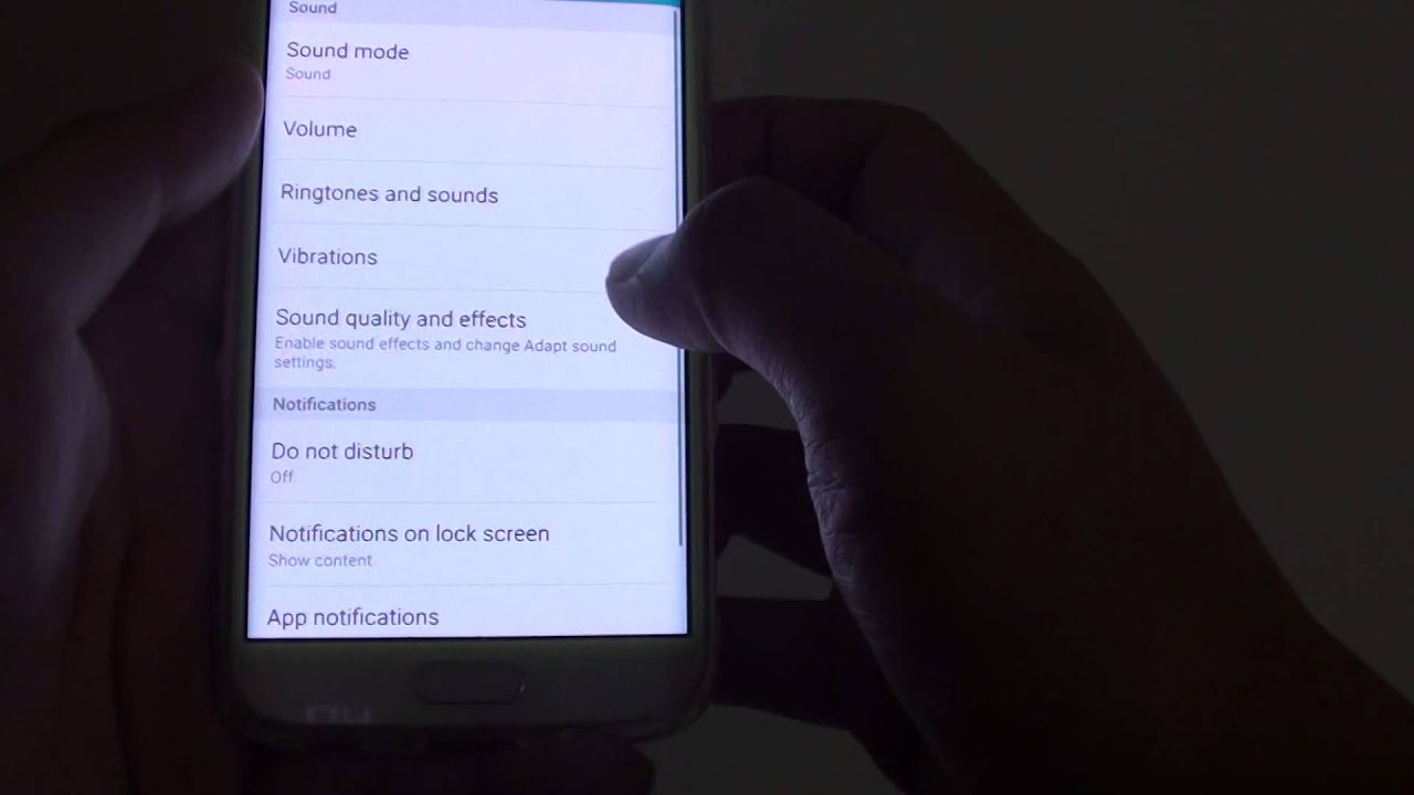 Samsung Galaxy S6 Edge How to Enable or Disable Keyboard Sound YouTube