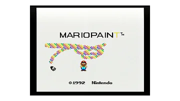 タイトル画面 マリオペイント