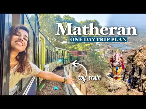 Matheran One Day Travel Vlog - Toy train, budget, places to see, shopping, food