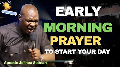 💥 Command Your Morning! 24-Minute Anointed Prayer for Breakthrough | Apostle Joshua Selman
