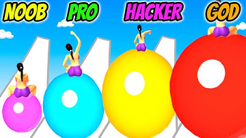 Yoga Balls 3D - NOOB vs PRO vs HACKER vs GOD