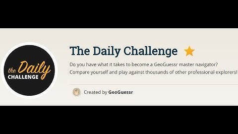 Daily Challenge Geoguessr 24/04/2019