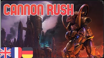 Cannon Rush / Protoss vs Zerg / Starcraft Brood War Remastered