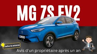 MG ZS EV2 après 1 an : points positifs et négatifs d'un propriétaire