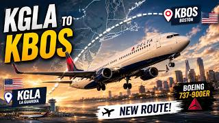 New York → Boston de nuit en 737-900 Delta