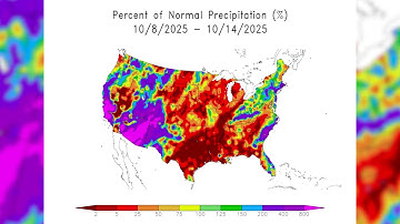 US Drought Monitor October 16, 2025