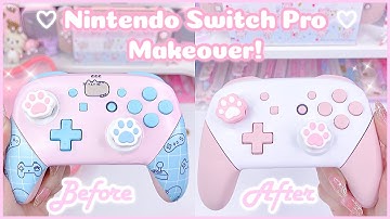 Customizing My Nintendo Switch Pro Controller - Kawaii Pink Makeover