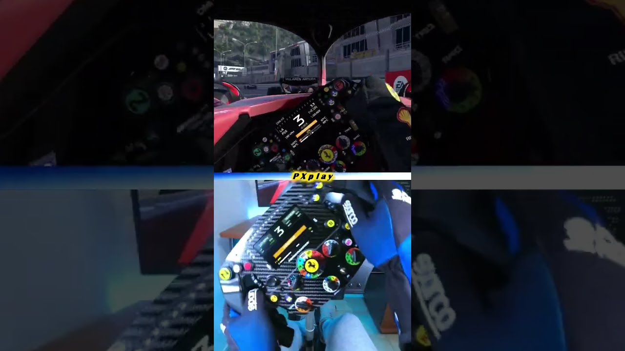 Always hard to overtake at Monaco 📏📐🏁 | F1 22 | Thrustmaster Ferrari SF1000