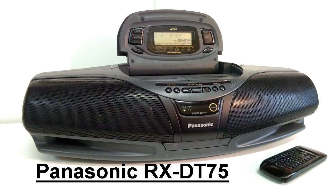 Panasonic RX - DT75 (обзор аппарата после апгрейда от студия звука