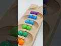 Marble Run ASMR #202 HABA wooden slope & Seven colorful marbles #asmr #マーブルラン #marblesrace