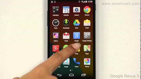 Google Nexus 5 - Voice Typing