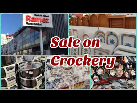 Sale on Crockery | Isa Town Ramez market vlog by Pakistani mom in Bahrain #pakistanimominbahrain