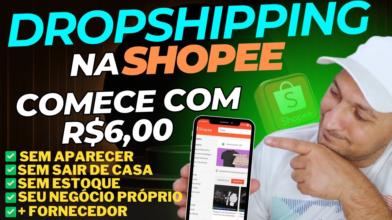 COMO FAZER DROPSHIPPING NA SHOPEE E GANHAR DINHEIRO DE CASA SEM TER ...