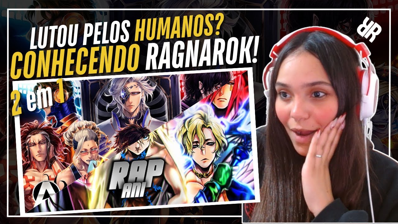 2 EM 1 | RAGNAROK 1 + 2 (Shuumatsu no Valkyrie) | Deuses VS Humanos | URT | REACT RAPHUMI | ANIRAP