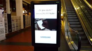 Digital signage at shopping mall