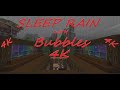Minecraft ambience Sleepy Rain With Bubbles 4K - Rainbow Lab