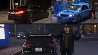 УДИВИТЕЛЬНЫЙ BMW M5 F90 В СТОКЕ ПРОТИВ TOYOTA CALDINA GT-FOUR & IMPREZA WRX GC8