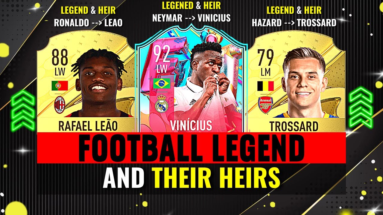 FOOTBALL LEGENDS AND THEIR HEIRS! 🤯😱 YouTube