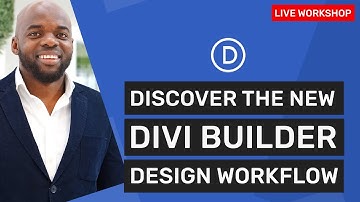 Divi Builder Design Workflow - LIVE Workshop + Q&A