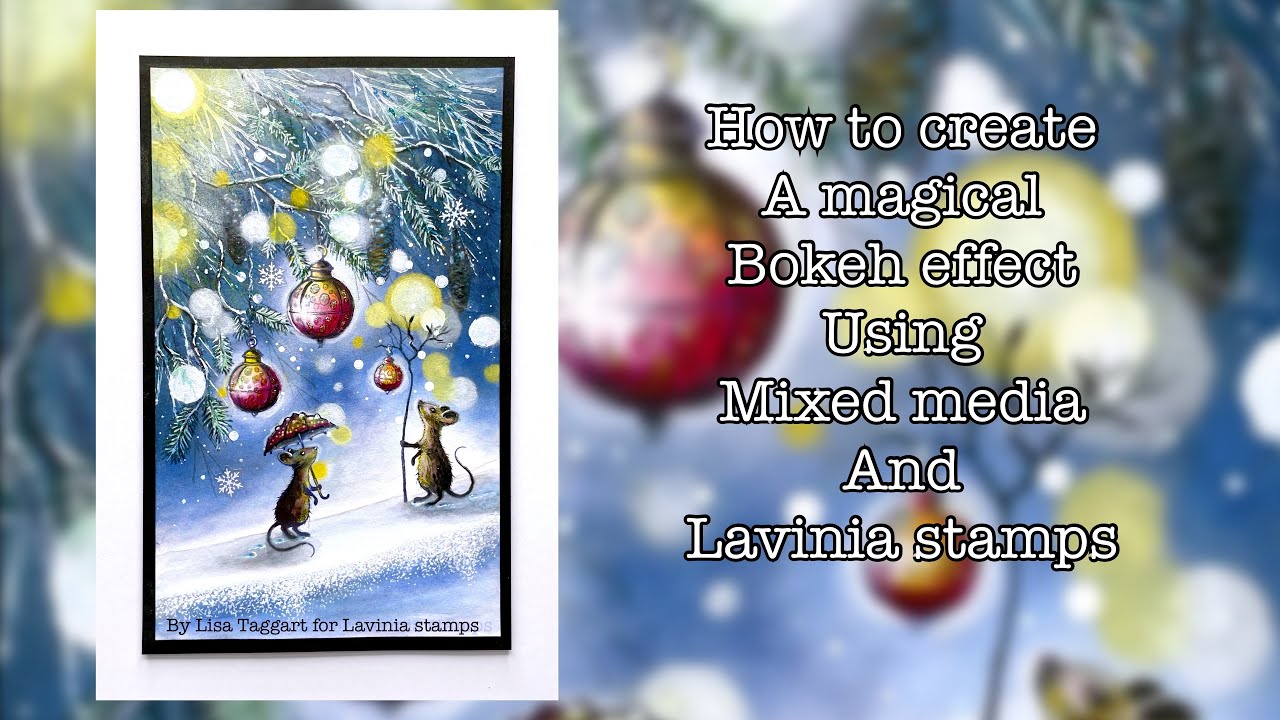 ‘Dazzle’ by Lisa Taggart for Lavinia stamps