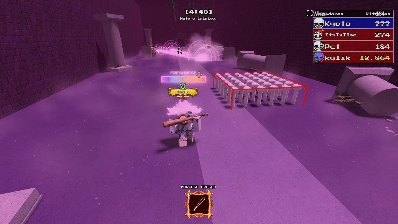 Jogando Undertale último suspiro no roblox