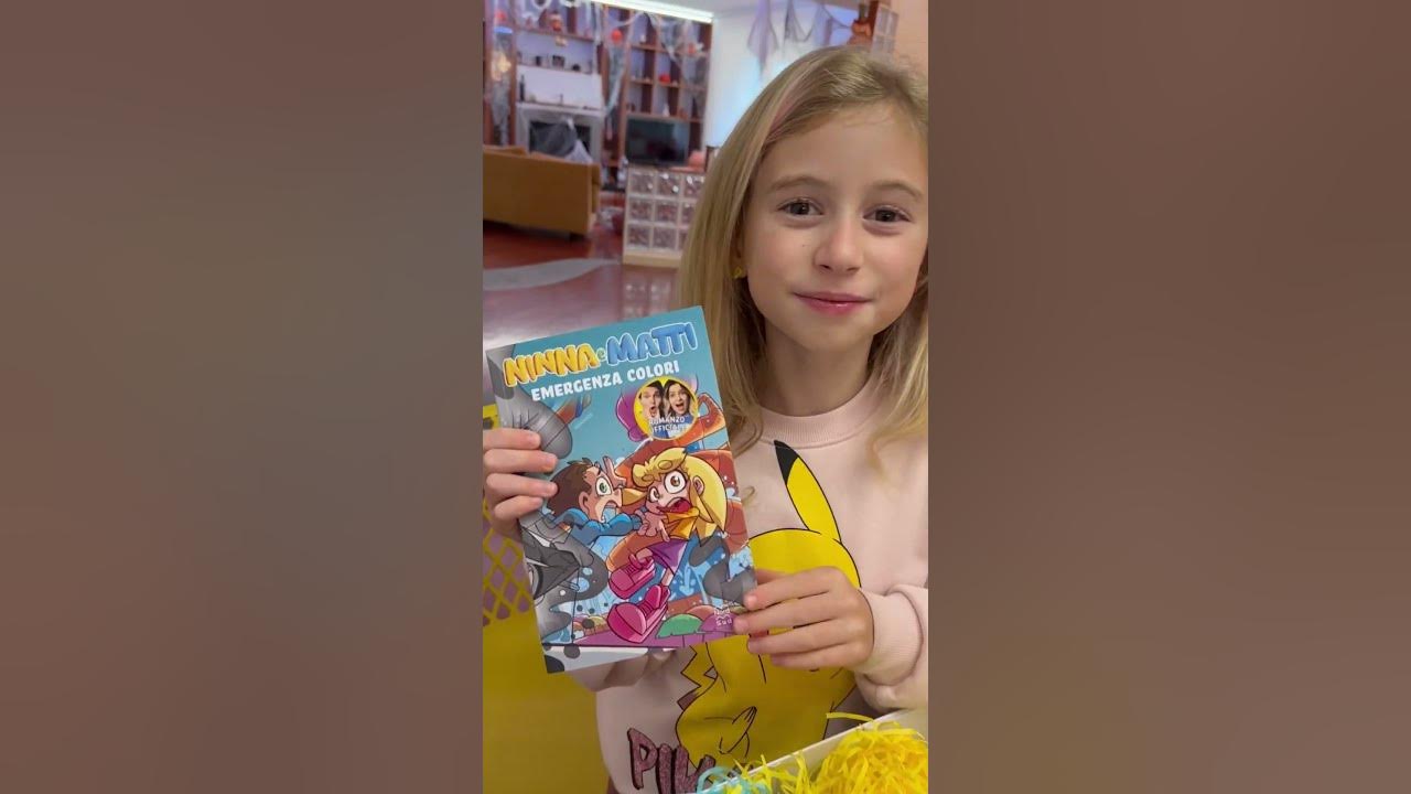 Giorgia riceve in regalo il nuovo libro di Ninna e Matti Emergenza