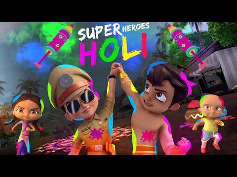Chhota Bheem & Little Singham - Holi Ke Superheroes | Ultimate Holi Showdown | Cartoons for Kids