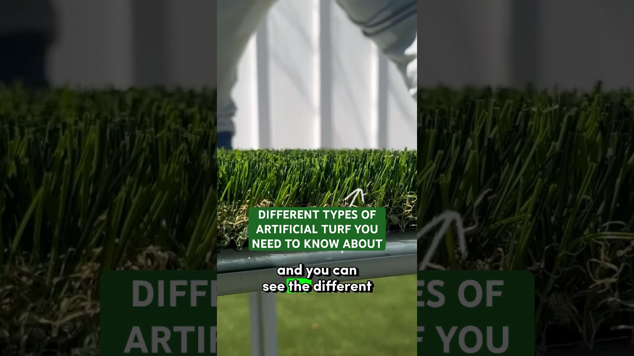 Different types of artificial turf you need to know about - Part 1 