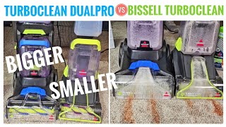 Bissell TurboClean Comparison DualPro Pet vs PowerBrush Pet Carpet Cleaner 2987
