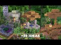 Minecraft || +30 IDEAS y DECORACIONES para HACER JARDINES!