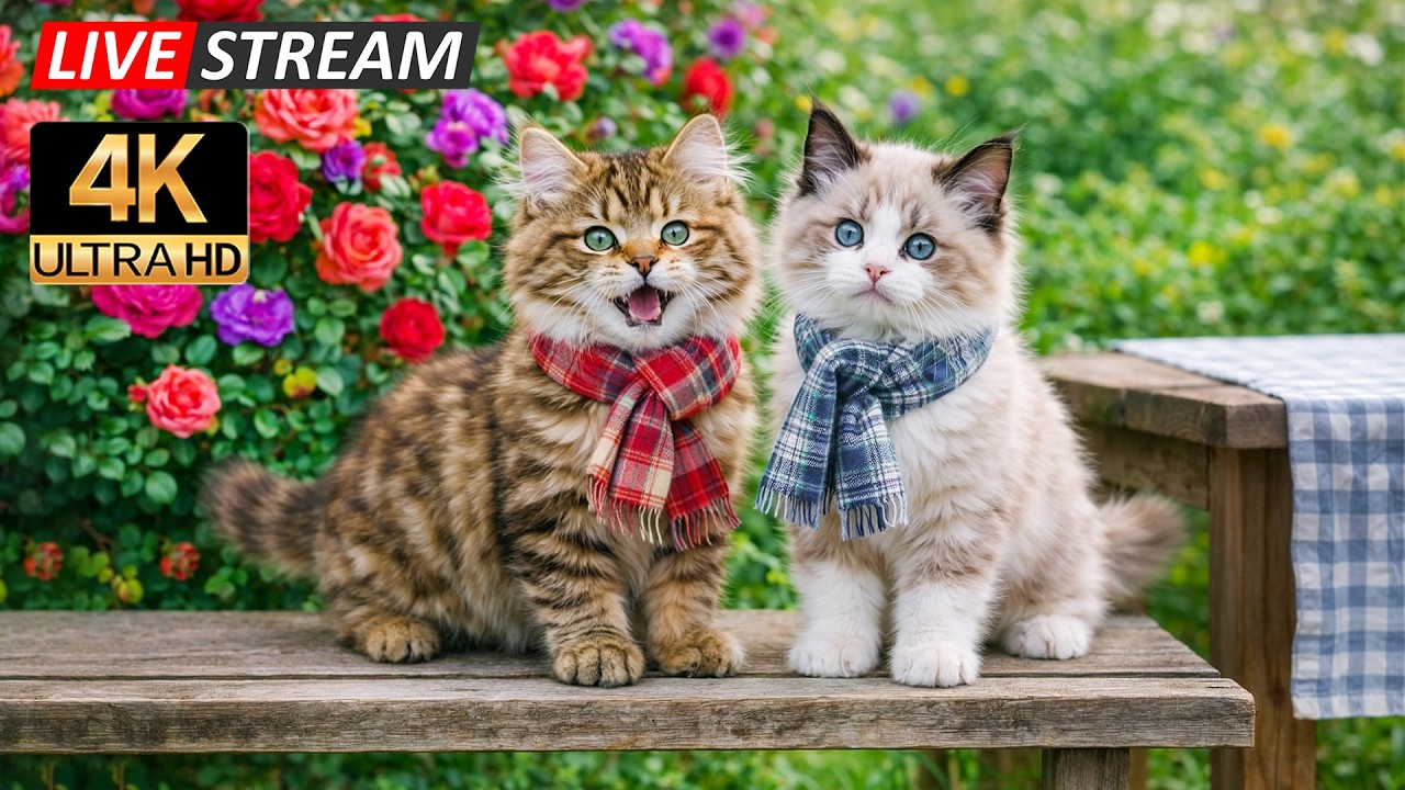 12 Hours Of Healing Sleep Music for Cats 🌼 Relaxing Nature Sounds for Calm, Comfort & Deep Rest 😺