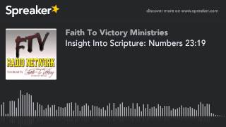 Insight Into Scripture: Numbers 23:19